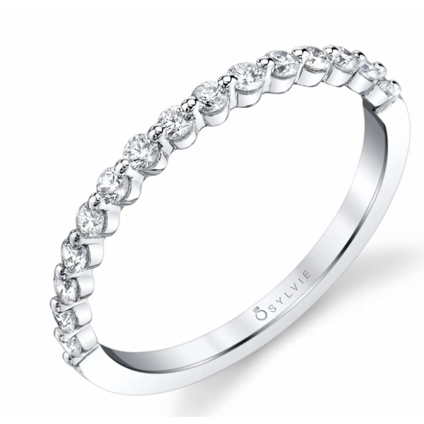 Sylvie Cerise Stackable Wedding Band – 14K White Gold, 0.30 CT Diamonds/ VanScoy Jewelers of Wyomissing Van Scoy Jewelers Wyomissing, PA