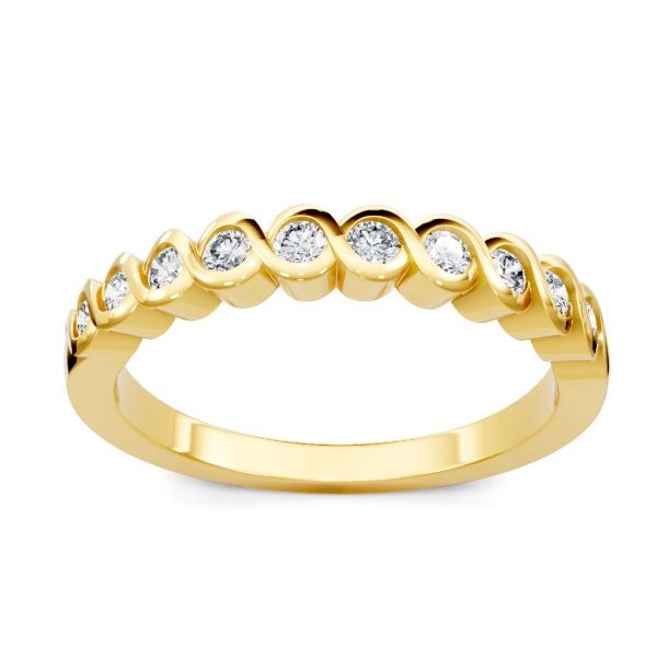 14K Yellow Gold Diamond Band – 10 Diamonds, 0.35 CTW/ VanScoy Jewelers of Wyomissing Van Scoy Jewelers Wyomissing, PA