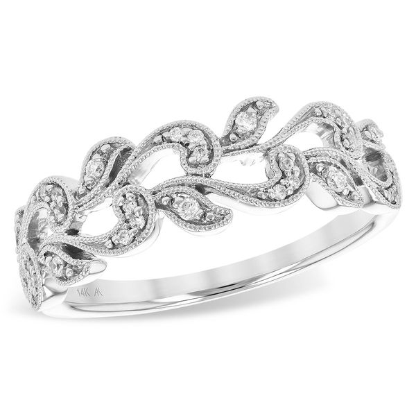 DIAMOND RING | DIAMOND ANNIVERSARY BAND | 14 KARAT WHITE GOLD Van Scoy Jewelers Wyomissing, PA