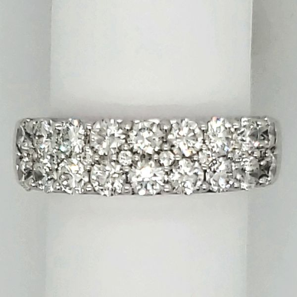 DIAMOND RING | DIAMOND BAND | 14 KARAT WHITE GOLD | 1.70 CARAT TOTAL DIAMOND WEIGHT Van Scoy Jewelers Wyomissing, PA