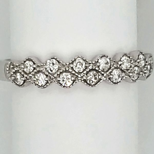 DIAMOND RING | DIAMOND BAND | 14 KARAT WHITE | 1/4 CARAT TOTAL WEIGHT Van Scoy Jewelers Wyomissing, PA