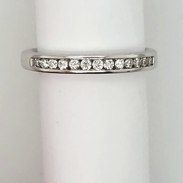 DIAMOND RING | DIAMOND ANNIVERSARY BAND | 14 KARAT WHITE GOLD | 1/5 CARAT TOTAL WEIGHT Van Scoy Jewelers Wyomissing, PA