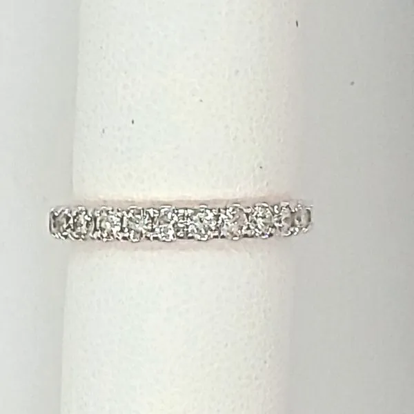 Diamond Wedding Band, 14 Karat Yellow Gold Van Scoy Jewelers Wyomissing, PA