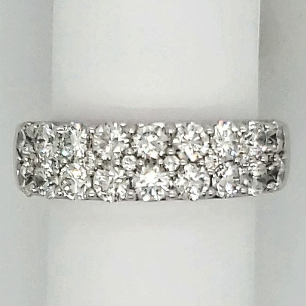 Diamond Ring | Wide Pave Set Diamond Band Van Scoy Jewelers Wyomissing, PA