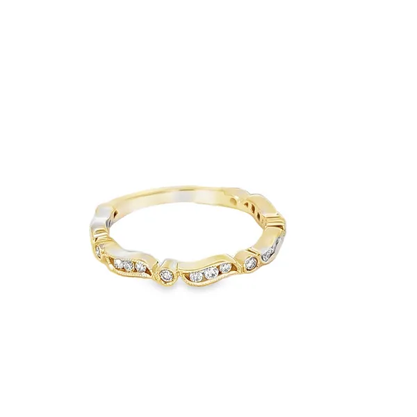 14 Karat Yellow Gold Diamond Band | 21 Round Diamonds, 0.23 Carat Total, SI1 Clarity, H-I Color/ VanScoy Jewelers of Wyomissing Van Scoy Jewelers Wyomissing, PA