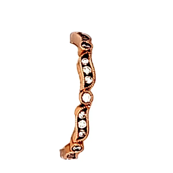14K White Gold Diamond Band | 21 Round Diamonds, 0.23 Car...