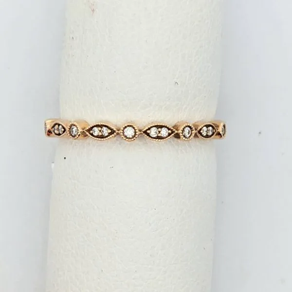 Elegant 14K Yellow Gold Anniversary Ring – 0.09 CTW Round H/I SI1 Diamonds/ VanScoy Jewelers of Wyomissing Van Scoy Jewelers Wyomissing, PA