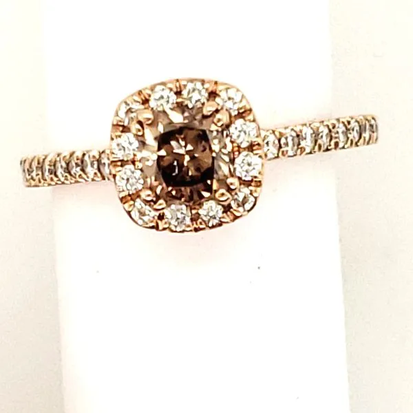 DIAMOND RING | COGNAC DIAMOND | 14 KARAT ROSE GOLD Van Scoy Jewelers Wyomissing, PA