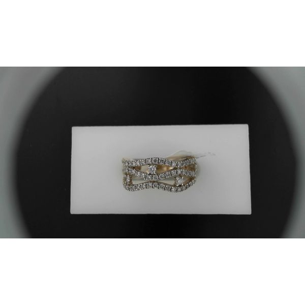 DIAMOND RING | WIDE DIAMOND BAND | 14 KARAT GOLD Van Scoy Jewelers Wyomissing, PA