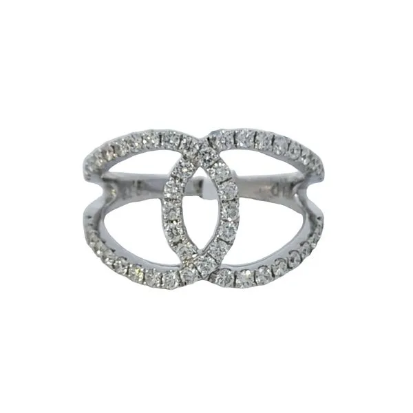 Sparkling Elegance: 14K White Gold Open Space Diamond Ring - 0.70 Carat Total/ VanScoy Jewelers of Wyomissing Van Scoy Jewelers Wyomissing, PA