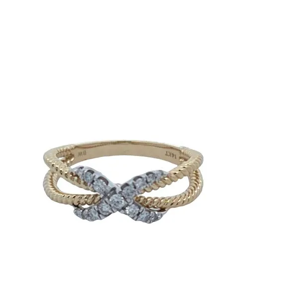 14K Yellow Gold Fashion Ring – 0.20 Ct Diamond Accent Van Scoy Jewelers Wyomissing, PA