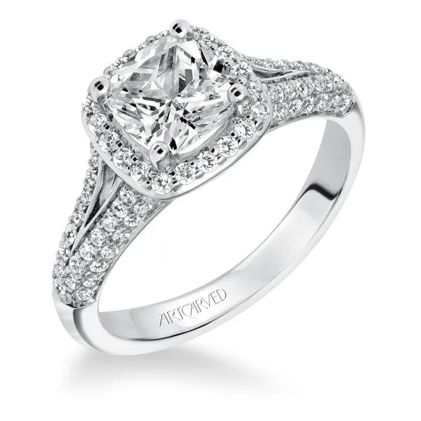 0.60 CT TW Diamond Engagement Ring Setting| 14K White Gold Van Scoy Jewelers Wyomissing, PA