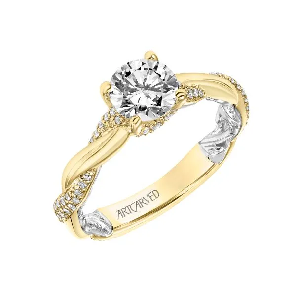 14K Yellow Gold Ring with 0.27 CT TW Round G/H SI1 Diamonds Van Scoy Jewelers Wyomissing, PA