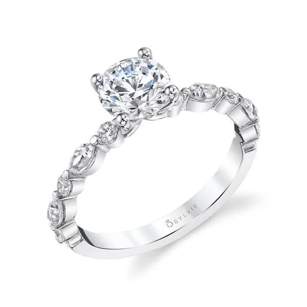 DIAMOND SEMI MOUNT | SYLVIE | 14 KARAT Van Scoy Jewelers Wyomissing, PA