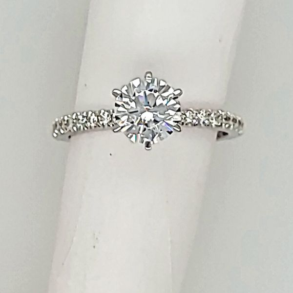 DIAMOND SEMI- MOUNT | ENGAGEMENT RING | 14 KARAT | WHITE GOLD Van Scoy Jewelers Wyomissing, PA