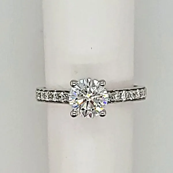 DIAMOND SEMI- MOUNT | ENGAGEMENT RING | 14 KARAT | WHITE GOLD Van Scoy Jewelers Wyomissing, PA