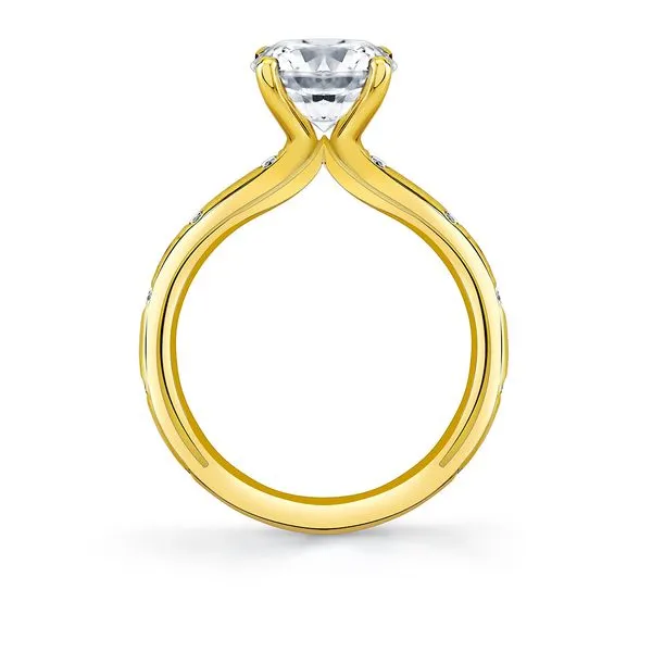 Sylvie 14 Karat Yellow Gold Sedona Diamond Setting with 0...