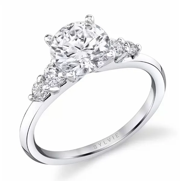 Sylvie Daria Engagement Ring – 14K White Gold, 0.33...