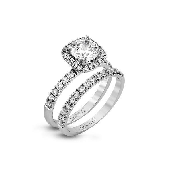 SIMON G | ENGAGEMENT RING | MATCHING WEDDING BAND |18 KARAT GOLD Van Scoy Jewelers Wyomissing, PA