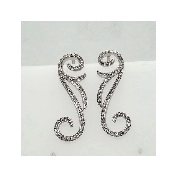 Lady's Diamond Earrings Van Scoy Jewelers Wyomissing, PA