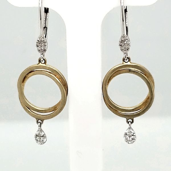 Lady's Yellow Gold Drop Earrings Van Scoy Jewelers Wyomissing, PA