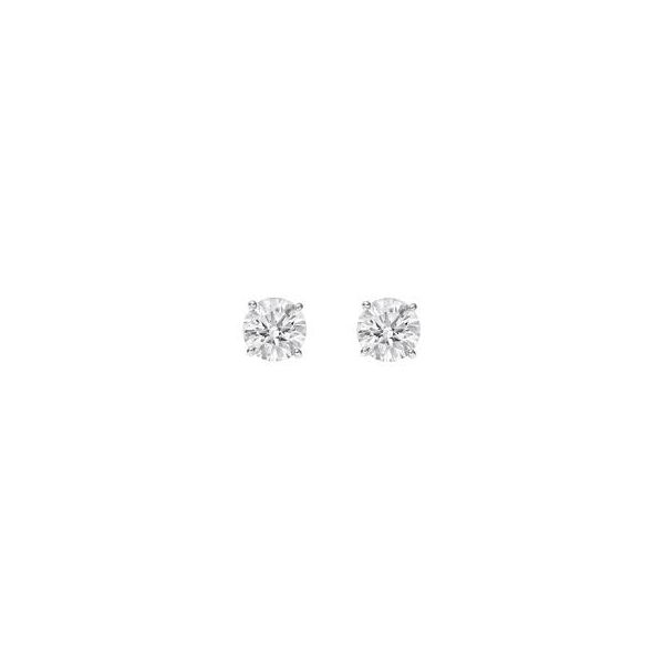 DIAMOND EARRINGS | DIAMOND STUDS | 14 KARAT WHITE GOLD | 1/4 CARAT TOTAL DIAMOND WEIGHT Van Scoy Jewelers Wyomissing, PA