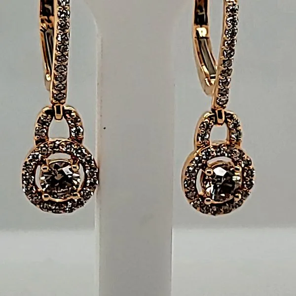 DIAMOND EARRINGS | 14 KARAT | ROSE GOLD Van Scoy Jewelers Wyomissing, PA