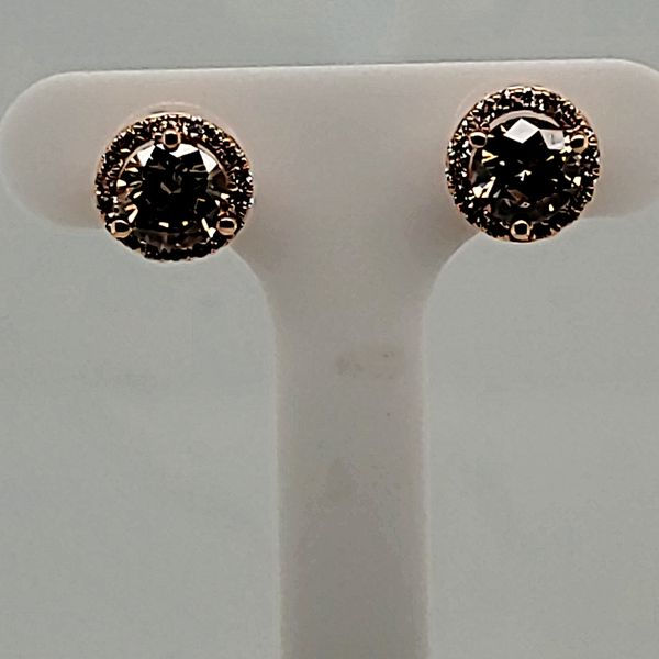 DIAMOND EARRINGS | 14 KARAT | ROSE GOLD Van Scoy Jewelers Wyomissing, PA