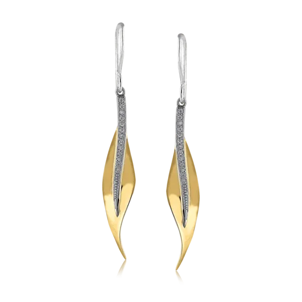 SIMON G | DIAMOND EARRINGS | 18 KARAT GOLD | DANGLE EARRINGS Van Scoy Jewelers Wyomissing, PA