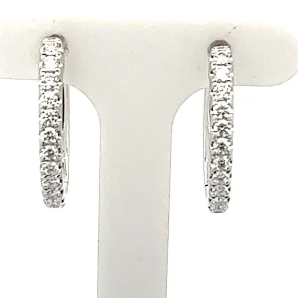 Diamond Earrings/ Diamond Hoop Earrings Van Scoy Jewelers Wyomissing, PA