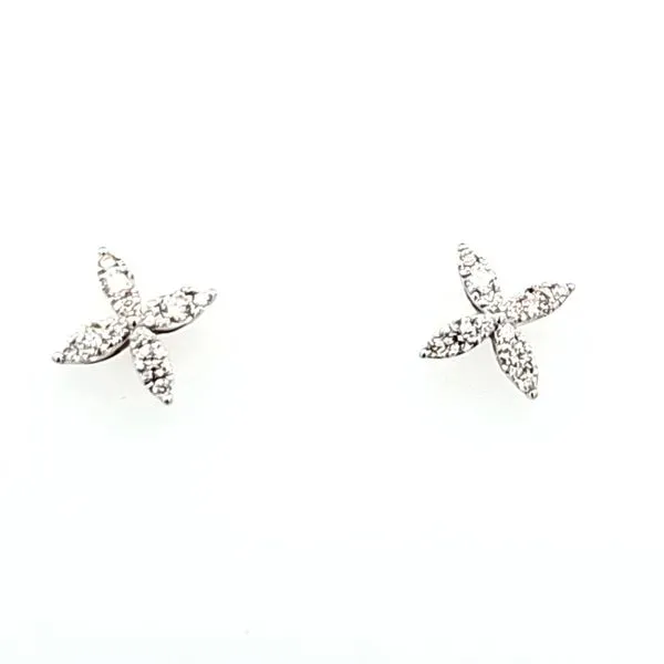 Timeless Elegance: 14 Karat White Gold Diamond Fashion Earrings, 0.58 Carat/ VanScoy Jewelers of Wyomissing Van Scoy Jewelers Wyomissing, PA
