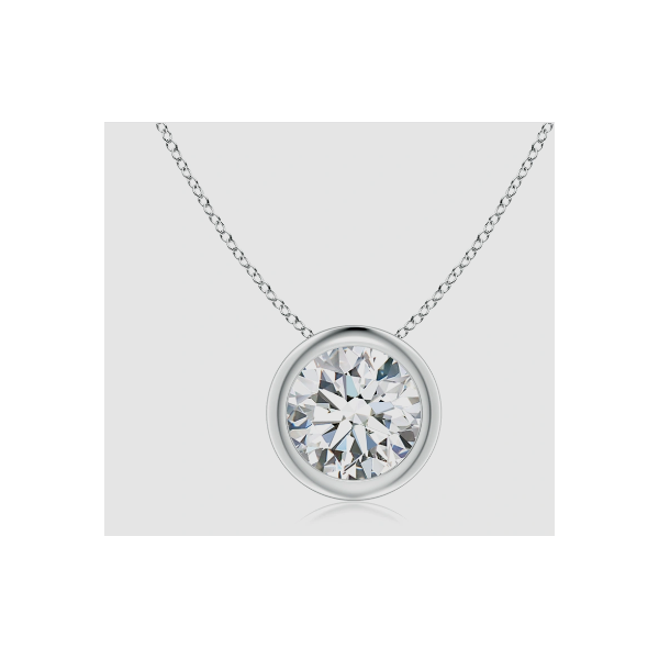 BEZEL SET DIAMOND PENDANT Van Scoy Jewelers Wyomissing, PA