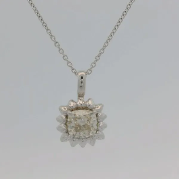 14K White Gold Diamond Pendant - 0.50 CT Round Diamond | Timeless Elegance/ VanScoy Jewelers of Wyomissing Van Scoy Jewelers Wyomissing, PA