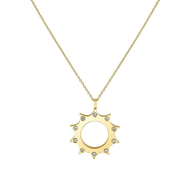 SYLVIE SOLAZ EMDAMT Diamond Necklace – 14K Yellow G...