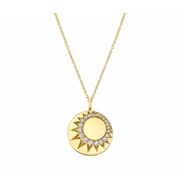 Sylvie Solaz Sun Rays Diamond Pendant – 14K Yellow ...
