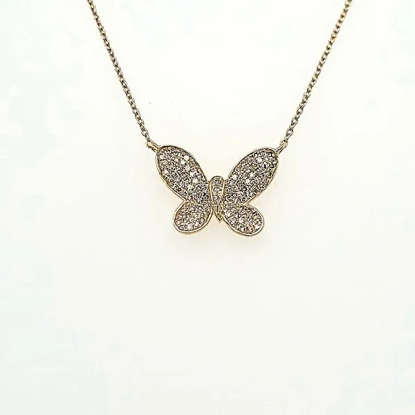 Butterfly & Diamond Necklace Van Scoy Jewelers Wyomissing, PA