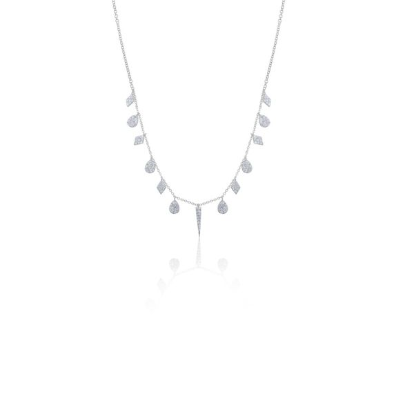 Meira T - Diamond Disc Necklace with Diamond Accents : Everything Else -  Amazon.com