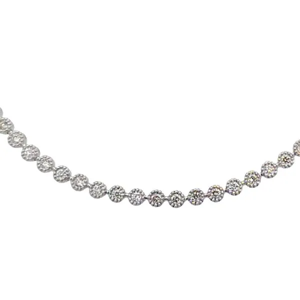 14K White Gold Diamond Necklace – 0.70 CT, 57 Diamonds, SI1 I Van Scoy Jewelers Wyomissing, PA