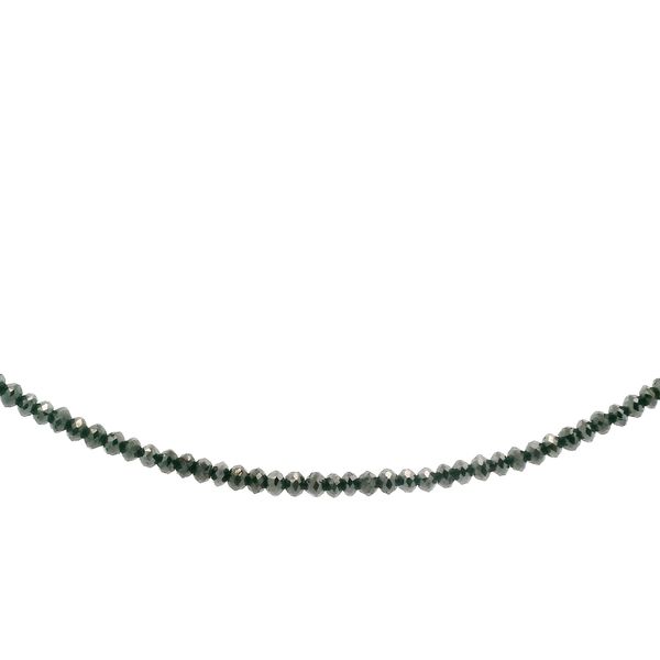 Patti Page Black Diamond Necklace – 14K Yellow Gold Clasp Van Scoy Jewelers Wyomissing, PA