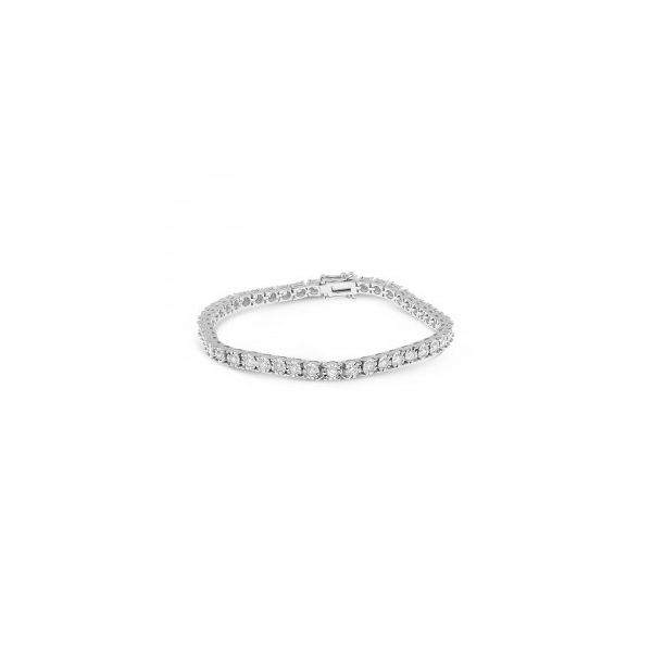 14 Karat White Gold Diamond Tennis Bracelet 2 Carat Van Scoy Jewelers Wyomissing, PA