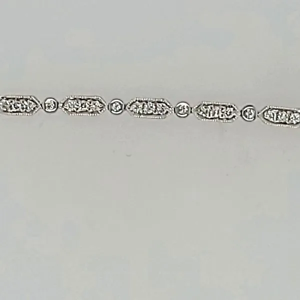 Radiant 14K White Gold Diamond Bracelet: 0.68 Carat Total Brilliance/ VanScoy Jewelers of Wyomissing similar item image