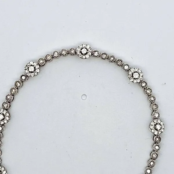14 Karat White Gold Diamond Bracelet - 1.00 TW Round Diamonds/ VanScoy Jewelers of Wyomissing Van Scoy Jewelers Wyomissing, PA