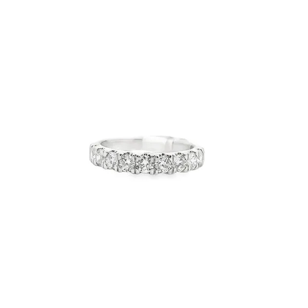 1.00 CT TW Lab-Grown Diamond Wedding Band | 14K White Gol...