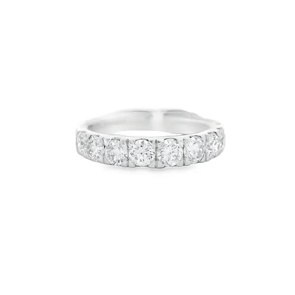 14K White Gold Shared Prong Lab-Grown Diamond Band / VanS...