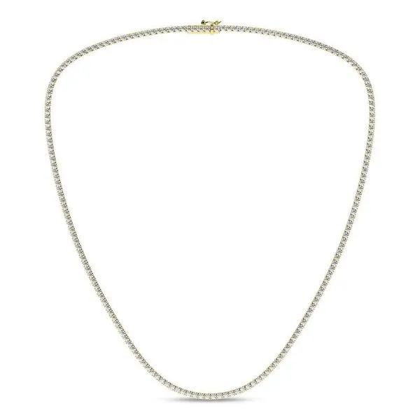 14K Yellow Gold Lab-Grown Diamond 2.25 MM Necklace with 5 CTW in Classic Four-Prong Setting/ VanScoy Jewelers of Wyomissing similar item image
