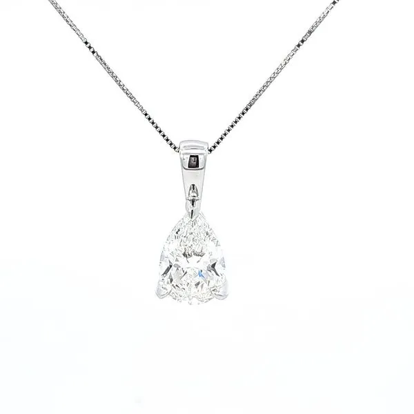 1.97 Carat Lab-Grown Pear Shaped Diamond Pendant/ VanScoy Jewelers of Wyomissing Van Scoy Jewelers Wyomissing, PA
