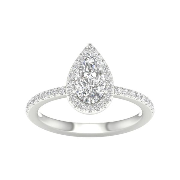 Stunning 1.04 CT Pear Cut Halo Engagement Ring | Lab-Grown, IGI Certified/VanScoy Jewelers of Wyomissing Van Scoy Jewelers Wyomissing, PA