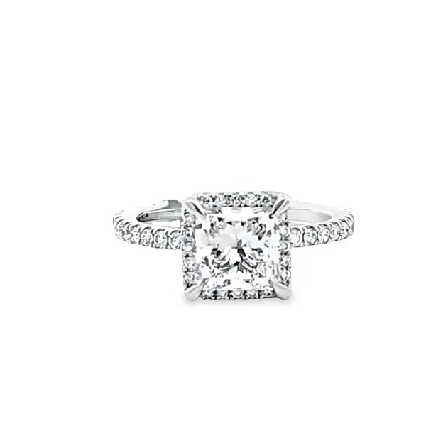 Lab-Grown Diamond Engagement Ring, 2.00 Carat Princess Cut Center, 2.43 Carat Total,/VanScoy Jewelers of Wyomissing Van Scoy Jewelers Wyomissing, PA