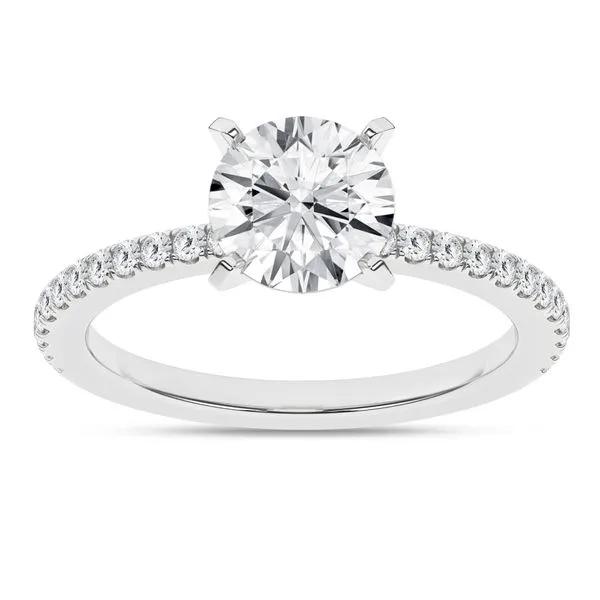 14K White Gold Lab-Grown Diamond Engagement Ring, 1.50 Carat Center & 0.23 CTW /VanScoy Jewelers of Wyomissing Van Scoy Jewelers Wyomissing, PA