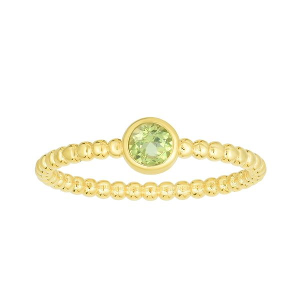 GEMSTONE RING | PERIDOT | 14 KARAT YELLOW GOLD | PHILLIP GAVRIEL Van Scoy Jewelers Wyomissing, PA